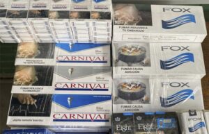 Incautaron más de 400 cajetillas de cigarrillos