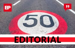 La velocidad de 50 kilómetros por hora