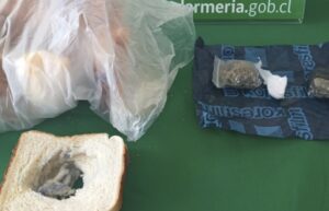 Incautan encomienda con marihuana y cocaína escondida en pan de molde