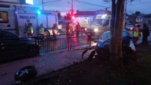 Un lesionado grave dejó colisión en Avenida España