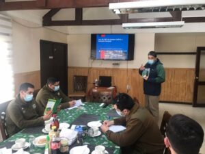 Conaf capacitó a carabineros de Puerto Williams