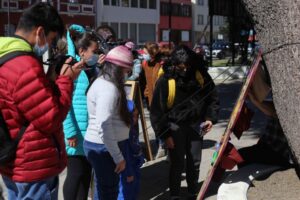 Realizan “Laberinto Cultural”: intervención que explora la percepción ciudadana en torno a la cultura y el arte