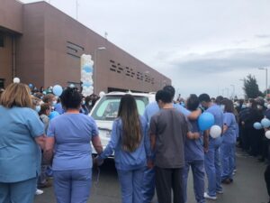 Emotivo adiós brindaron a paramédico del HCM