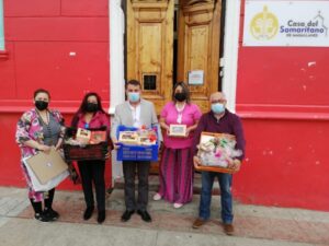 ENAP entregó donación a la Casa del Samaritano