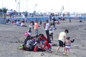 Punta Arenas salió a disfrutar de la Costanera: 24 grados