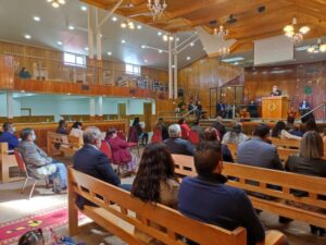 Inauguran remodelación de Iglesia Evangélica en Población El Pingüino
