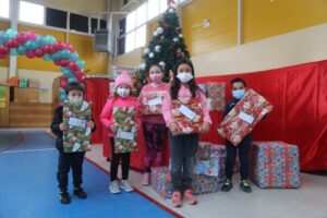 En Río Seco se inició entrega de regalos de Navidad