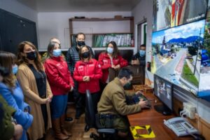 Subsecretaria de Prevención del Delito inauguró las primeras cinco cámaras de televigilancia en Puerto Natales