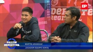El joven volante sokolino Martín Aránguiz estuvo invitado en Pasión Deportiva