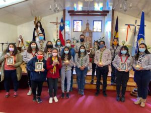 Scouts efectuaron ceremonia de la Luz de la Paz