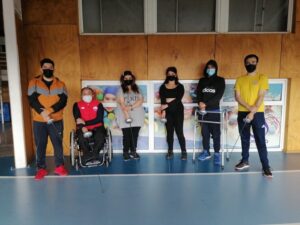 La esgrima paralímpica se hace presente en Magallanes a través de la escuela Crecer en Movimiento del IND
