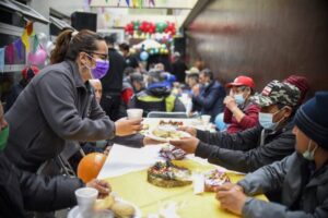 Celebraron Navidad para personas que viven en situación de calle