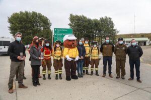 Realizan operativo de prevención de incendios forestales en el sur de Punta Arenas