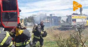 Incendio afectó galpón y dejó pérdidas en Natales