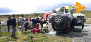 Accidente en Natales deja 2 lesionados