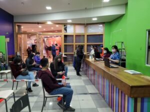 Habilitan excine de Mall Espacio Urbano como vacunatorio