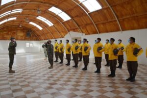 Ejército movilizó personal para combate de incendio