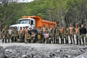 Ejército realizó marcha en cordillera Darwin