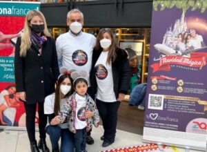 Magallánica recibió premio navideño de Zona Franca