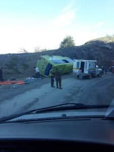 SIAT realiza pericias para determinar causa de grave accidente en el Paine
