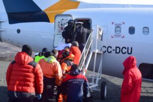 Turista sufrió fractura en la Antártica y debió ser aeroevacuada