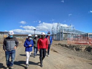Delegada Presidencial Ericka Farías visitó proyectos habitacionales en construcción