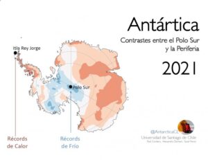 El año más cálido de las últimas tres décadas en Isla Rey Jorge, en la Antártica