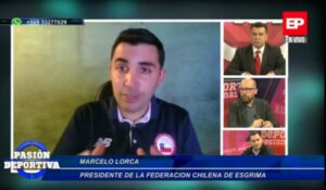Marcelo Lorca comentó los proyectos que desea impulsar como presidente del Esgrima