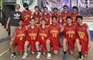 El cuadro de Español U-13 cayó ante Osorno y con ello se despidió del Torneo Nacional de Básquetbol en Puente Alto