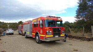 Quema de pastizales y turba movilizó a Bomberos y Conaf