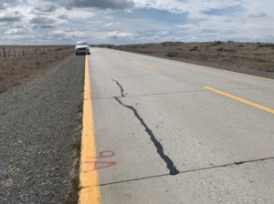 MOP realiza reposición de losas de hormigón en las rutas 255-CH y 257-CH