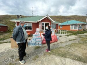 AquaChile entrega ayuda para la lucha contra el fuego en la comuna de Timaukel