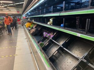 Paro camionero afectó abastecimiento regional