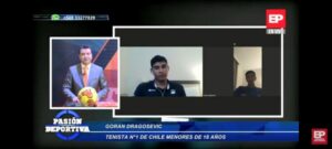 El número uno de Chile en el tenis Menores de 18, Goran Dragosevic, habló sobre su futuro