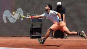 Gonzalo Lama muestra toda su garra ante Hugo Dellien pero le dice adiós al Chile Open