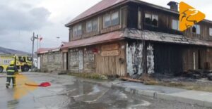 Incendio afectó a cafetería en Villa Cerro Castillo