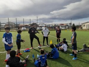 Diego Buonanotte en el cierre de la Clínica Patagonia Austral: “Estamos convencidos que el fútbol es para disfrutarlo”