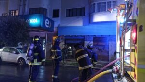 Incendio afectó un céntrico departamento