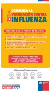 Hoy lanzarán campaña de vacunación antiinfluenza