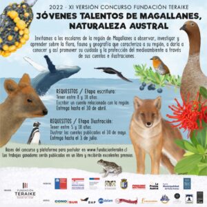 Fundación Teraike lanza su concurso regional escolar 2022: “Jóvenes talentos de Magallanes”