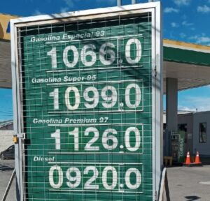 Gasolina de 93 octanos vivió su mayor alza en semanas