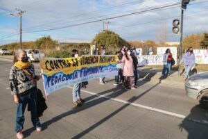 “Jauría Feminista” convocó a cerca de 30 mujeres en marcha sabatina