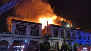 Incendio deja pérdidas totales en Prefectura de Carabineros de Magallanes