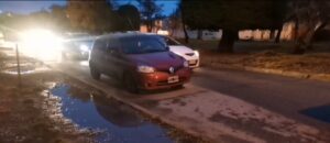 Automóvil argentino que sufrió problema mecánico causó congestión matinal