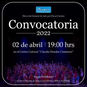 La Compañía de Aplicación Folklórica “Brisa Austral” abre hoy su convocatoria 2022