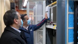 En la etapa final se encuentra la instalación de la fibra óptica en Porvenir