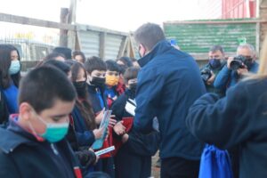 Estudiantes de la Escuela 18 de Septiembre conmemoraron el Día del Libro
