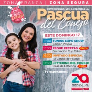 Conejito de Pascua pasará por Zona Franca este fin de semana