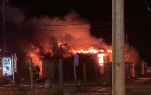 Incendio en Casa de Acogida