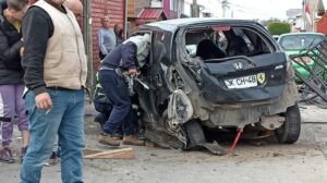 Cámara reveló violento accidente en calle Ovejero